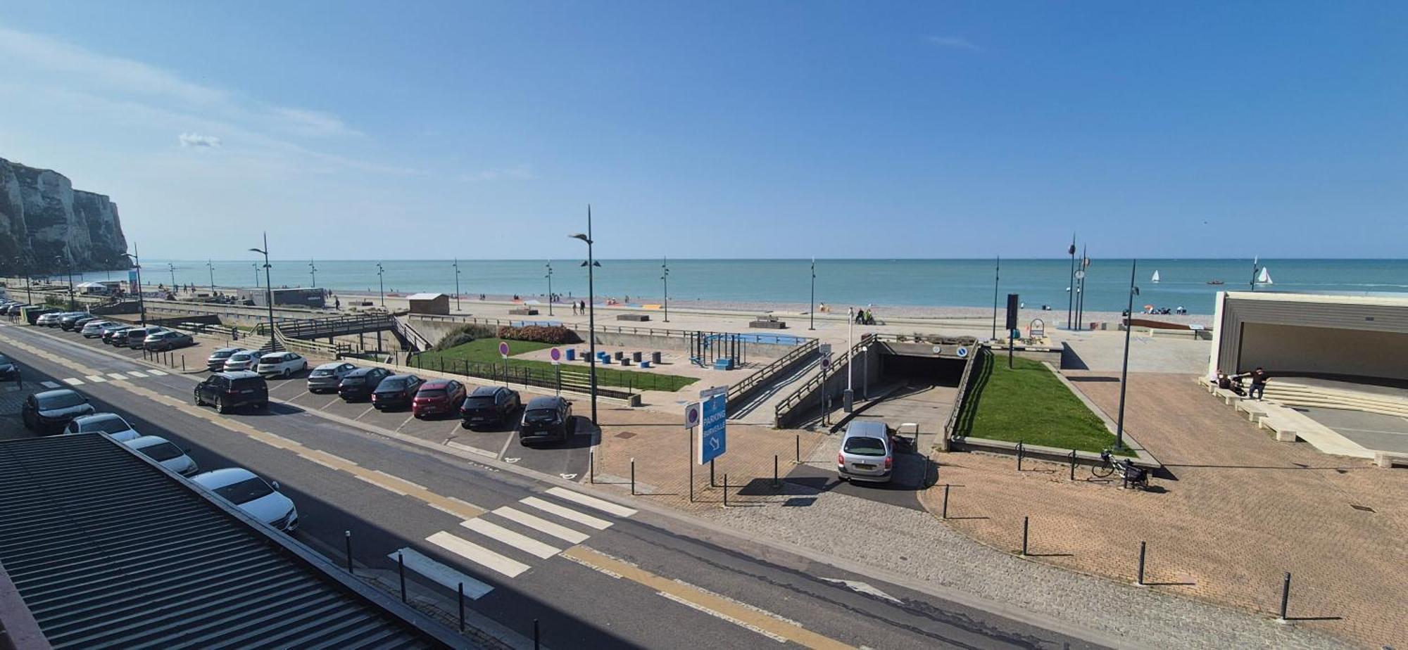 residence du bord de mer appartements face a la mer Le Tréport Eksteriør bilde