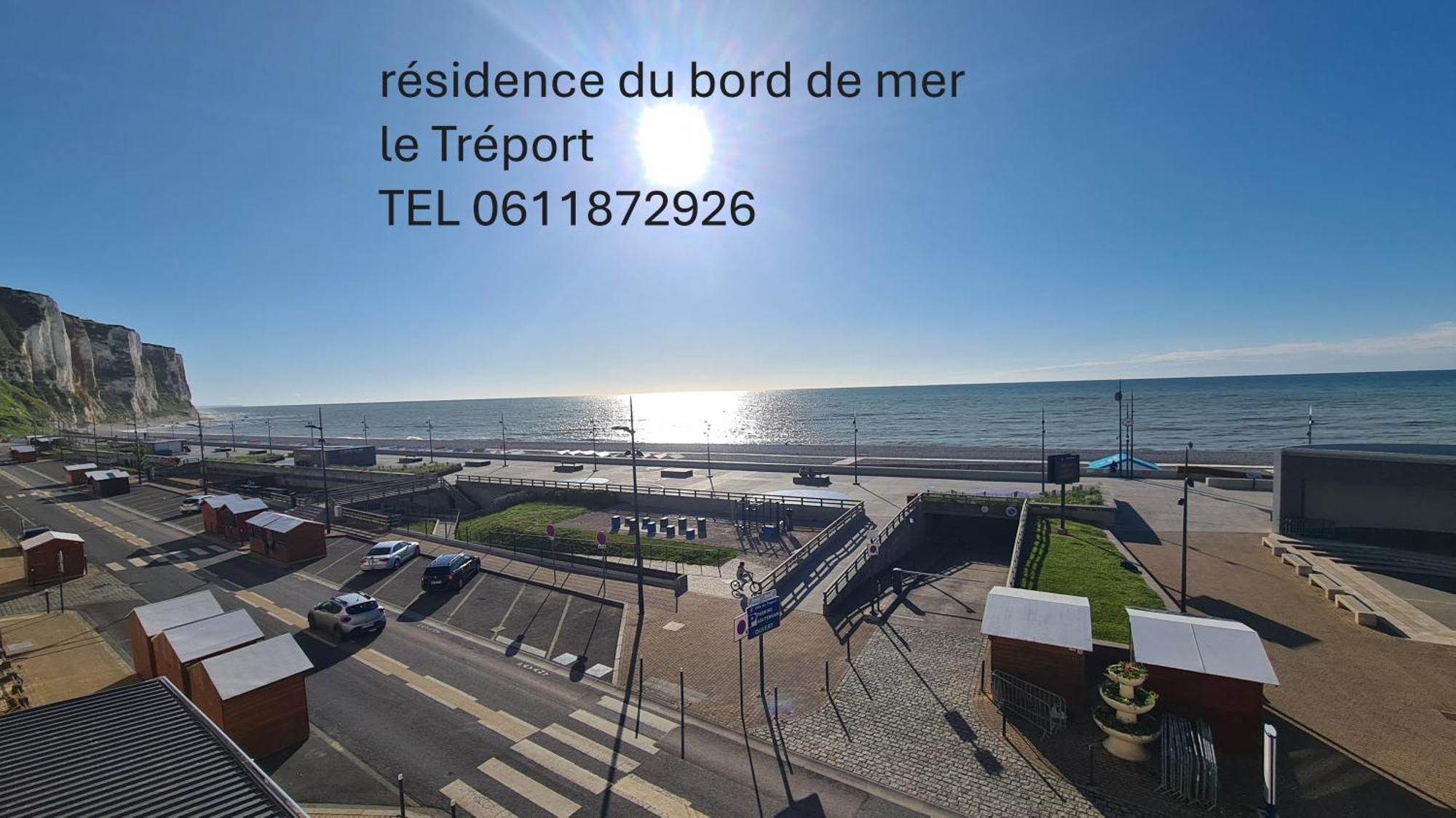 residence du bord de mer appartements face a la mer Le Tréport Eksteriør bilde